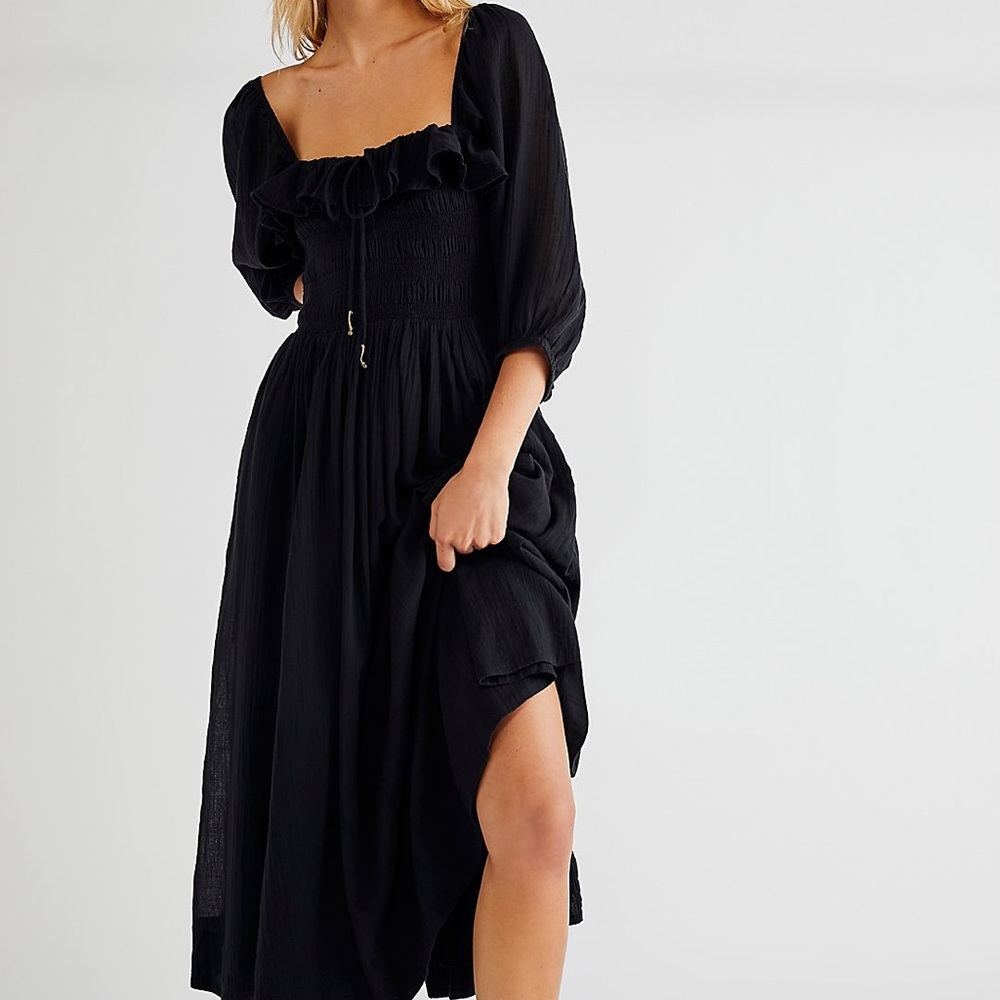 Free People Oasis dress (Size L) BLACK